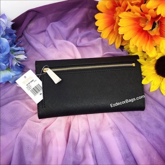 NWT Michael Kors | Jet Set Large Trifold Wallet - Picture 2 of 8